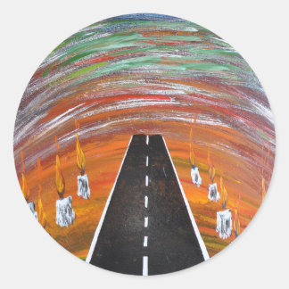 23/ Weg des Leidens Runder Aufkleber