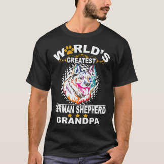 23 Weltgrößter Deutscher Schäferhund Opa Deutscher T-Shirt