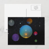 23. Weltraum Postkarte (Vorne/Hinten)