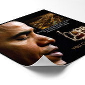 23 x 23" 44. Präsident Barack Obama Poster (Ecke)