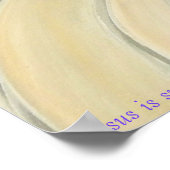 23" x 32" Jesus lächelt, weil er dich Liebe! Poster (Ecke)