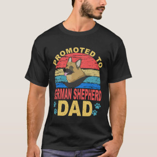 23 Zum Deutschen Schäferhund-Vater befördert Deuts T-Shirt