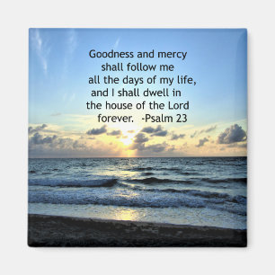 23RD PSALM SUNRISE FOTO DESIGN MAGNET