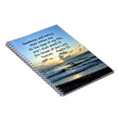 23RD PSALM SUNRISE FOTO DESIGN NOTIZBLOCK (Rechte Seite)
