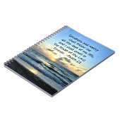 23RD PSALM SUNRISE FOTO DESIGN NOTIZBLOCK (Linke Seite)