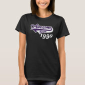 23th Birthday Awesome Since 1999 Age Of Perfection T-Shirt (Vorderseite)