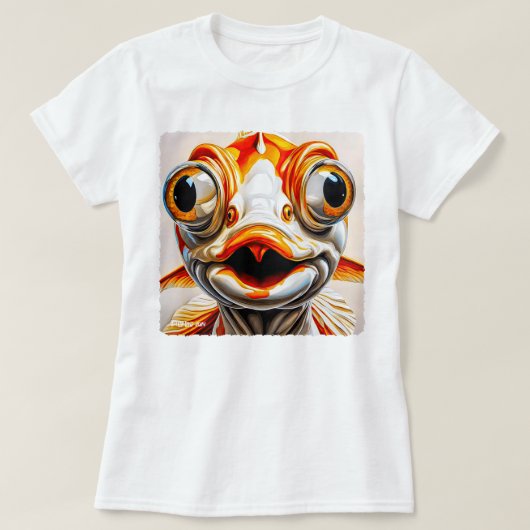 24059_Happy Goldfish T-Shirt (Design vorne)