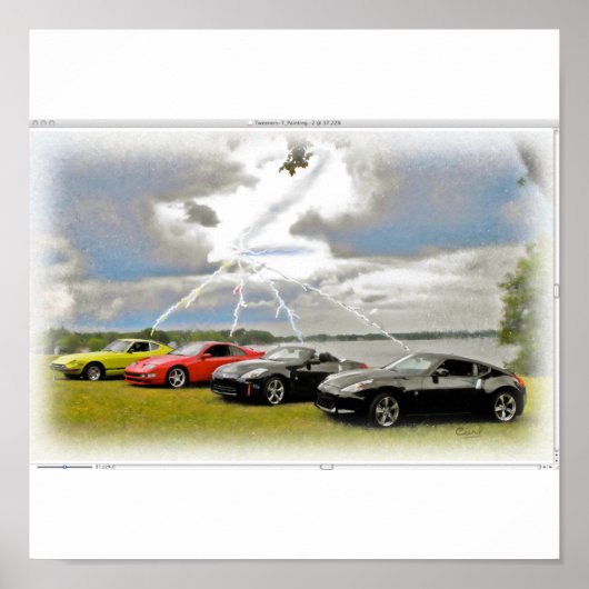 240 bis 370 Z Autos Poster (Vorne)