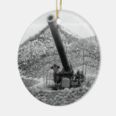 240 mm Hubschrauber der Batterie B 697. Feldartill Keramikornament (Links)