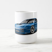240sx blaues Auto Zeichnung Kaffeetasse (Mittel)