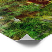 241 Japanischer Garten Tea House Besucher Poster (Ecke)