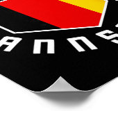 2425 National Flag Soccer Jersey Kit Sport Uniform Poster (Ecke)