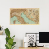 2426 Norditalien Poster (Heimbüro)