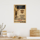 242. Kanadisches Forstbataillon1915 Poster (Küche)