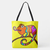 244 - Chameleon - Tote Bag Tasche (Rückseite)