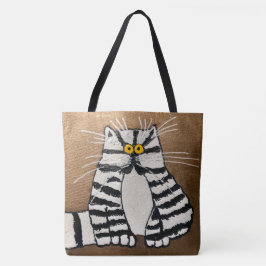 249 - Botero's cat - Tote Bag Tasche