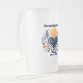 24.01. - Feiertag Mattglas Bierglas (Vorderseite Links)