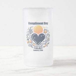 24.01. - Feiertag Mattglas Bierglas