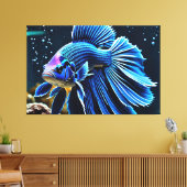24_021, Betta Fish Art, Leinwanddruck (Insitu (Wohnzimmer))