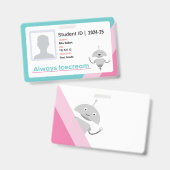 24-25 Always Icecream Abzeichen Ausweis (Vorder- & Rückseite)