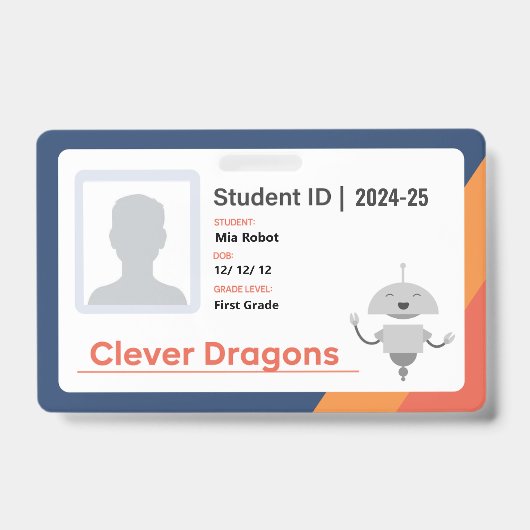 24-25 Clever Dragons Abzeichen Ausweis (Vorderseite)