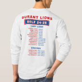 24-25 Durant Lions - STAAT - Lady Lions LONG SLEEV T-Shirt (Rückseite)