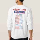 24-25 Durant Lions - STAAT - Lady Lions Sweatshirt (Rückseite)