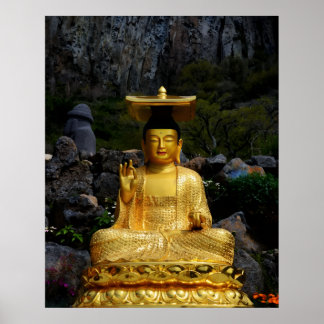 24×30 Golden Buddha Jeju-do Korea Fotoabzug Poster