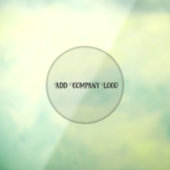 24" * 36" Transparente Firmenlogos Fensteraufkleber (Blatt 3)