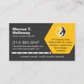 24/7 Abschleppdienst Pannenhilfe Visitenkarte (Rückseite)
