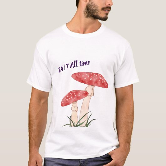 24/7 All Time – Hustle Mindset T-Shirt (Vorderseite)