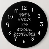 24/7 Bleibe Sicherheit, bleiben wir in sozialer Di Button (Vorderseite)