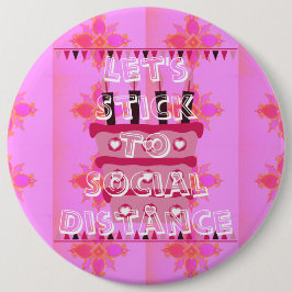 24/7 Happy Birthday Bleiben wir auf soziale Distan Button