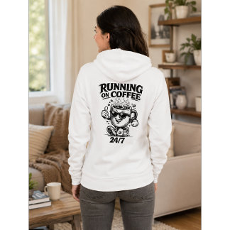 24/7 Kaffeetrennende Kaffeeliebhaber Kapuzenjacke Hoodie