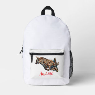 24. April Bedruckter Rucksack