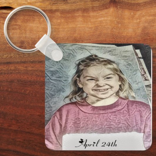 24. April Schlüsselanhänger (Vorderseite)