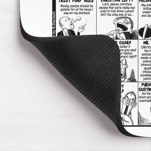 24 Arten progressives Mousepad (Ecke)