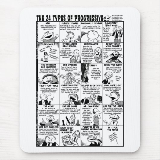 24 Arten progressives Mousepad (Vorne)