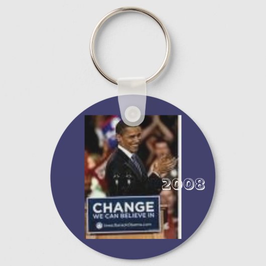 24 Barack Obama, 2008 Schlüsselanhänger (Vorderseite)