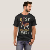 24 Beste Beagle-Mutter überhaupt Beagle T-Shirt (Vorne ganz)