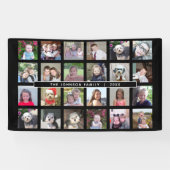 24 BildvorlagenCollage mit benutzerdefiniertem Tex Banner (Horizontal)