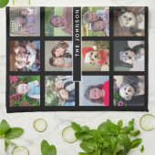 24 BildvorlagenCollage mit benutzerdefiniertem Tex Geschirrtuch (Gefaltet)