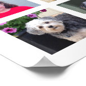 24 BildvorlagenCollage mit benutzerdefiniertem Tex Poster (Ecke)