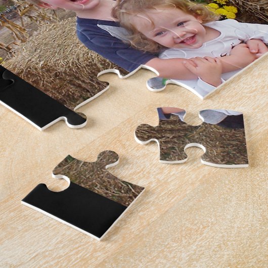 24 BildvorlagenCollage mit benutzerdefiniertem Tex Puzzle (Seite)