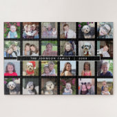 24 BildvorlagenCollage mit benutzerdefiniertem Tex Puzzle (Horizontal)