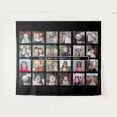 24 BildvorlagenCollage mit benutzerdefiniertem Tex Wandteppich (Vorderseite (Horizontal))