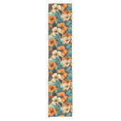 24 Blumenmuster Kurzer Tischläufer (Vorderseite)