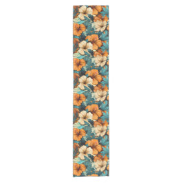 24 Blumenmuster Kurzer Tischläufer