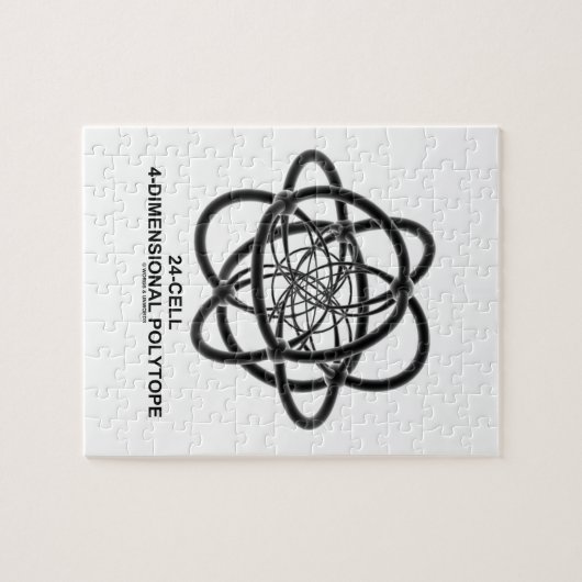 24-Cell 4-Dimensional Polytope (Geometrie) Puzzle (Horizontal)
