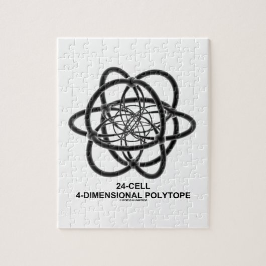 24-Cell 4-Dimensional Polytope (Geometrie) Puzzle (Vertikal)